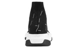 (WMNS) Balenciaga Speed 2.0 Sneakers Black/White 645420W2DBT1090