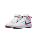 (GS) Nike Court Borough Mid 2 'White Sangria Pink Prime' CD7782-006