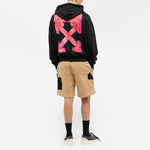 Off-White Marker Over Hoodie 'Black' OMBB037E20FLE0021025