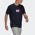 adidas Psychic Coach M Funny Printing Sports Stylish Short Sleeve Blue GN8184