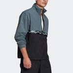 adidas originals Adicolour Sliced Trefoil Track Jacket Men's Black/Blue GN3438