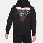 Air Jordan Flight Logo Casual Sports Fleece Lined Pullover Black CZ8261-010
