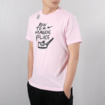 Nike DRI-FIT Sports Casual Short-sleeved Men Pink CK9462-663