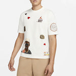 Air Jordan x Maison Chateau Rouge Crossover Tee 'White Red Brown' DJ9767-133