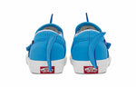 Vans Slip-On V Low Top One Pedal Casual Skate Shoes Td Blue White VN0A7Q4ZBES