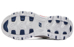 Skechers DLites 1.0 'White Navy Blue Red' 666142-WNVR
