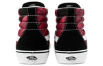Vans SK8-Hi Retro Casual Skate Shoes Unisex Black Red VN0A4U3C2C5