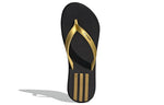 (WMNS) adidas Eezay Flip-Flops Slipper 'Black Gold' EG2036