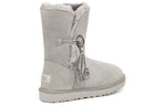 (WMNS) UGG Bailey Button UGG Charm Metallic Alphabet Version Fleece Lined 'Light Grey' 1114970-SEL