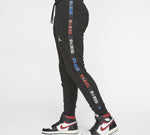 Air Jordan Paris Saint-Germain Logo Sweatpants 'Black' BQ8349-011