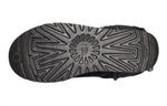 (WMNS) UGG Checkered Bow Short Snow Boots 'Black' 1138132-BLK