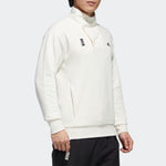 [Same To The Left] adidas Wuji High Collar Side Button Sports Men's White GM4470