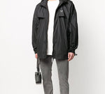 Off-White Arrows Modern Street Trench Coat Men Black OMEB014R20G450211001