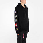 Off-White Mens Medal Back Arrows Sketch Cotton Zipper Normal Fit OMBB030S180030081000