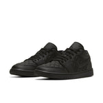 (WMNS) Air Jordan 1 Low 'Triple Black Quilted' DB6480-001