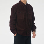 Converse Casual Retro Industrial Style Jacket Men Wine Red 10019954-A05