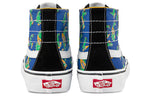 Vans Unisex SK8-HI High-Top Sneakers Blue/Yellow/Green VN0A3MV1A5F