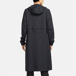 Men's Nike ESC Series Every Stitch Series Solid Color Long Sleeves Hooded Windbreaker Jacket Black DH2906-010