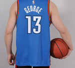 Nike NBA Basketball Jersey SW Fan Edition Oklahoma City Thunder Paul George No. 13 Blue 864497-409