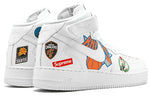 Nike x Supreme NBA x Air Force 1 Mid 07 'White' AQ8017-100