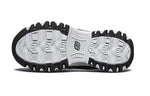 Skechers D'Lites Low-Top Running Shoes K White/Black 996212L-BKW
