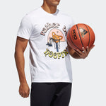 adidas LIL STRIPE RBH Basketball Tee 'White' FS9980