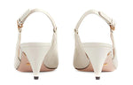 (WMNS) Gucci Metalasse Sling Back 'White' 659471-BKO00-9050