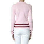 (WMNS) KENZO TIGER Embroidered Round Neck Long Sleeves Pullover Pink Hoodie F852TO497860-32