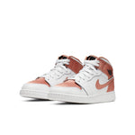 (GS) Air Jordan 1 Mid 'White Rose Gold' 555112-190