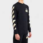 Off-White Tape Arrows Long Sleeve T-Shirt 'Black' OMAB001R201850021048