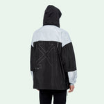 Off-White Mens Black White Splicing Jacket OMEA169E19E060031091