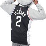 Nike NBA Sports Quick Dry Basketball Jersey/Vest SW Fan Edition Los Angeles Clippers Leonard 2 Black CN1735-017