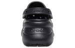 (WMNS) Crocs Small Whale Retro Crocs Thick Sole Black Sandals 206302-001