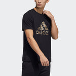 adidas China Tee M Panda Crew Neck Sports Short Sleeve Black GP1850