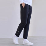 FILA Logo Printed Straight Padded Sports Pants Men's Black F11M112611F-BK
