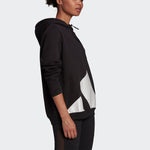 (WMNS) adidas Colorblock Large Logo Sports Hoodie Black HI1204