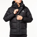 Men's Converse Outdoor With Down Feather Jacket Black 10019321-A02