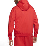 Men's Nike Casual Sports Fleece Drawstring Pullover Red CD6393-657