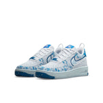(GS) Nike Air Force 1 Crater Flyknit 'White Dark Marina Blue' DM1060-100