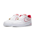 (WMNS) Nike Air Force 1 07 LUX Luxury 'White Red' 898889-101