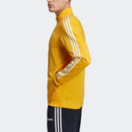 adidas Solid Color Body-Building Sports Jacket Men's Gold EI4892
