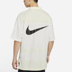 Nike Sportswear Swoosh Logo Printing Contrasting Colors Loose Polo Shirt White DJ5370-110