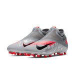 Nike Phantom Vision 2 Academy DF MG 'Metallic Grey Crimson' CD4156-906