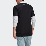 Men's adidas Imcf a Jsy Training Sports Short Sleeve Soccer/Football Jersey Miami International Team Away Black GI6424