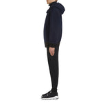 Men's Y-3 Colorblock Long Sleeves Hooded Jacket Black DP0495