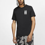 Air Jordan Back Stadium Large Printing Short Sleeve Black CJ6291-010