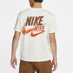 Nike Solid Color Large Logo Printing Breathable Short Sleeve White DO6369-133