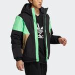 adidas originals Revers Down Jkt Reversible Sports hooded down Jacket Black H66015