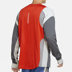 Nike Mens ISPA Dri-Fit Long-Sleeve Top 'Grey Summit White Red' CK4988-021