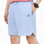 Air Jordan Essentials Logo Pattern Lacing Sports Shorts Blue DA9823-469